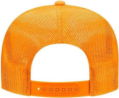 OTTO 39-165 Polyester Foam Front High Crown Golf Style Mesh Back Cap with Fabric Adjustable Hook - Gold - HIT a Double - 2