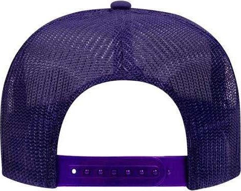 OTTO 39-165 Polyester Foam Front High Crown Golf Style Mesh Back Cap with Fabric Adjustable Hook - Purple - HIT a Double - 2