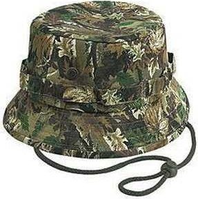 OTTO 43-045 100% Camouflage Cotton Twill Bucket Hats - Light Loden Brown Kelly - HIT a Double - 1