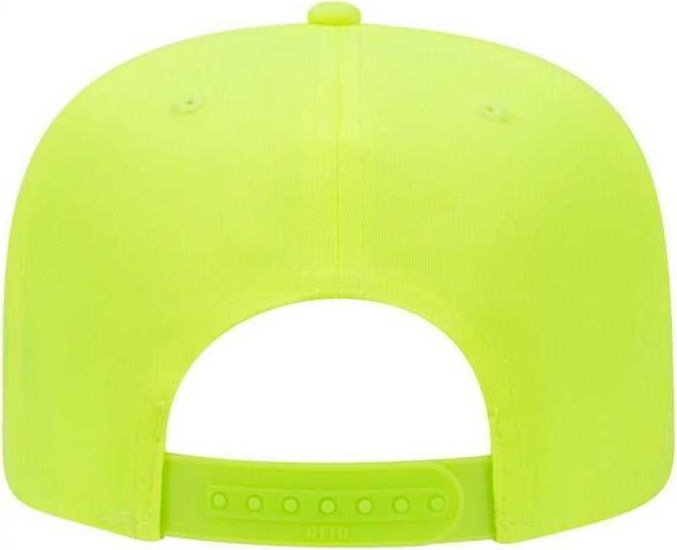 OTTO 52-127 Neon 5 Panel Low Crown Baseball Cap - Neon Yellow - HIT a Double - 2