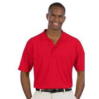 OTTO 601-103 Men&#39;s 5.6 oz. Pique Knit Sport Shirts - Red - HIT a Double - 1