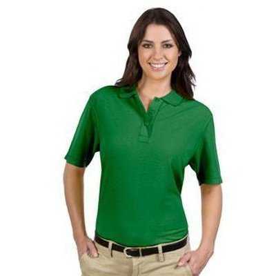 OTTO 602-103 Ladies&#39; 5.6 oz. Pique Knit Sport Shirts - Kelly - HIT a Double - 1