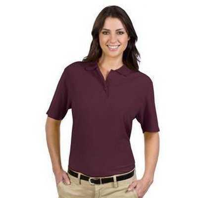OTTO 602-103 Ladies' 5.6 oz. Pique Knit Sport Shirts - Maroon - HIT a Double - 1