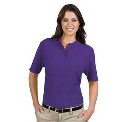 OTTO 602-103 Ladies&#39; 5.6 oz. Pique Knit Sport Shirts - Purple - HIT a Double - 1