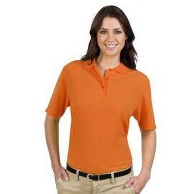 OTTO 602-103 Ladies&#39; 5.6 oz. Pique Knit Sport Shirts - Burnt Orange - HIT a Double - 1