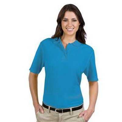 OTTO 602-103 Ladies&#39; 5.6 oz. Pique Knit Sport Shirts - Calif. Blue - HIT a Double - 1