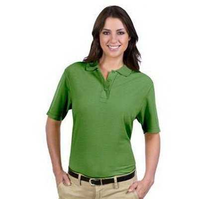 OTTO 602-103 Ladies&#39; 5.6 oz. Pique Knit Sport Shirts - Cactus Green - HIT a Double - 1