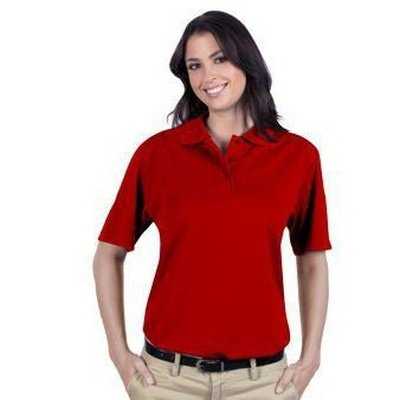 OTTO 602-104 Ladies&#39; 5.0 oz. Cool Comfort Mesh Sport Shirts - Red - HIT a Double - 1