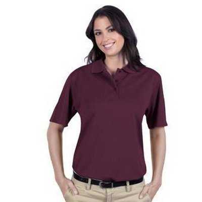 OTTO 602-104 Ladies&#39; 5.0 oz. Cool Comfort Mesh Sport Shirts - Maroon - HIT a Double - 1