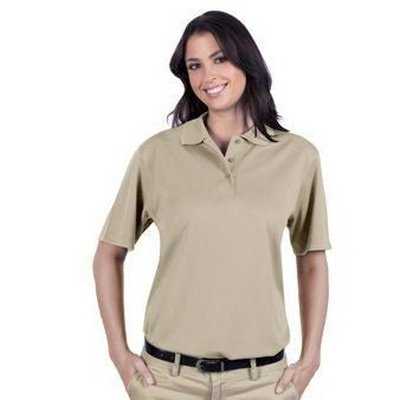 OTTO 602-104 Ladies&#39; 5.0 oz. Cool Comfort Mesh Sport Shirts - Sand - HIT a Double - 1