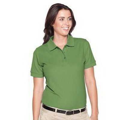 OTTO 602-105 Ladies&#39; 7.0 oz. Premium Pique Knit Sport Shirts - Cactus Green - HIT a Double - 1