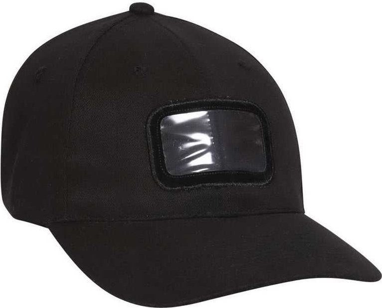 OTTO 61-310 Youth 6 Panel Low Profile Baseball Cap - Black - HIT a Double - 1