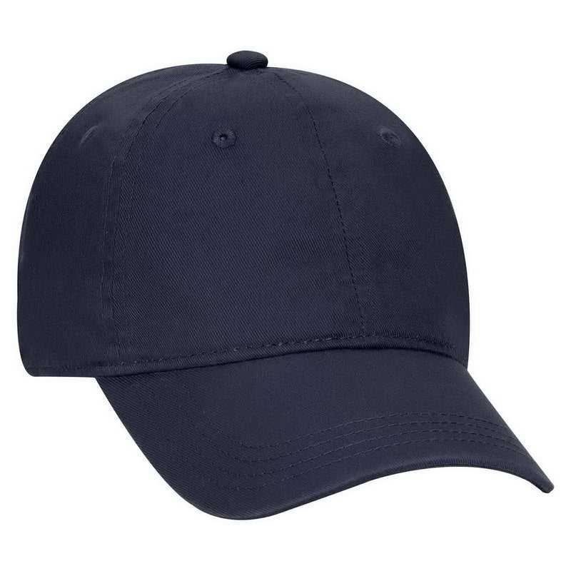 OTTO 64-1290 Youth 6 Panel Low Profile Dad Hat - Navy - HIT a Double - 1