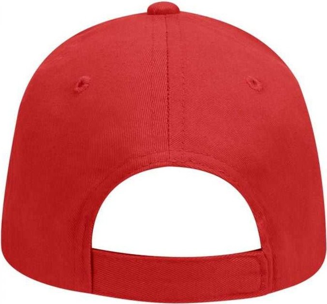 OTTO 65-758 Youth Brushed Cotton Twill Low Profile Pro Style Cap - Red - HIT a Double - 2