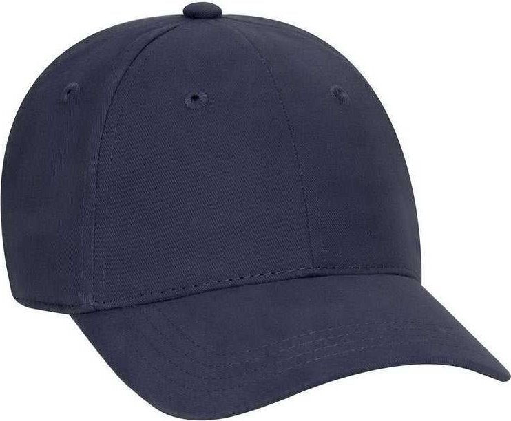 OTTO 65-758 Youth Brushed Cotton Twill Low Profile Pro Style Cap - Navy - HIT a Double - 1