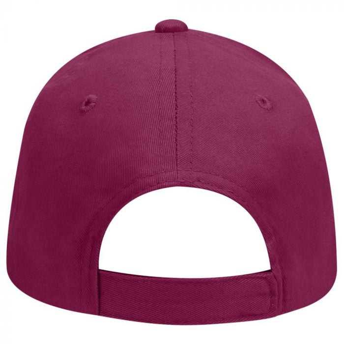 OTTO 65-758 Youth Brushed Cotton Twill Low Profile Pro Style Cap - Maroon - HIT a Double - 1