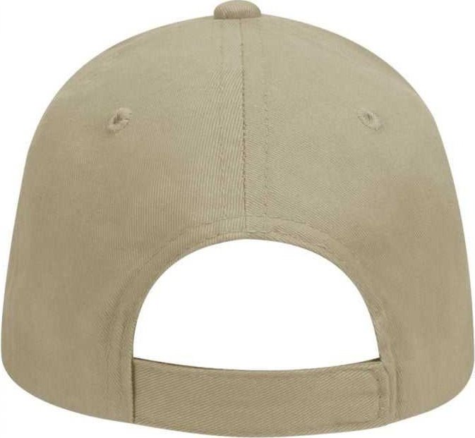 OTTO 65-758 Youth Brushed Cotton Twill Low Profile Pro Style Cap - Khaki - HIT a Double - 2