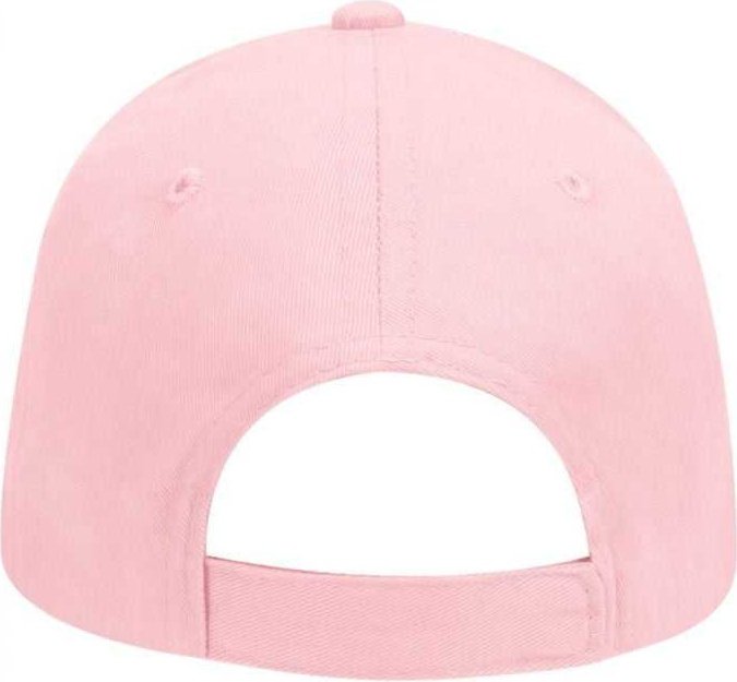 OTTO 65-758 Youth Brushed Cotton Twill Low Profile Pro Style Cap - Pink - HIT a Double - 2
