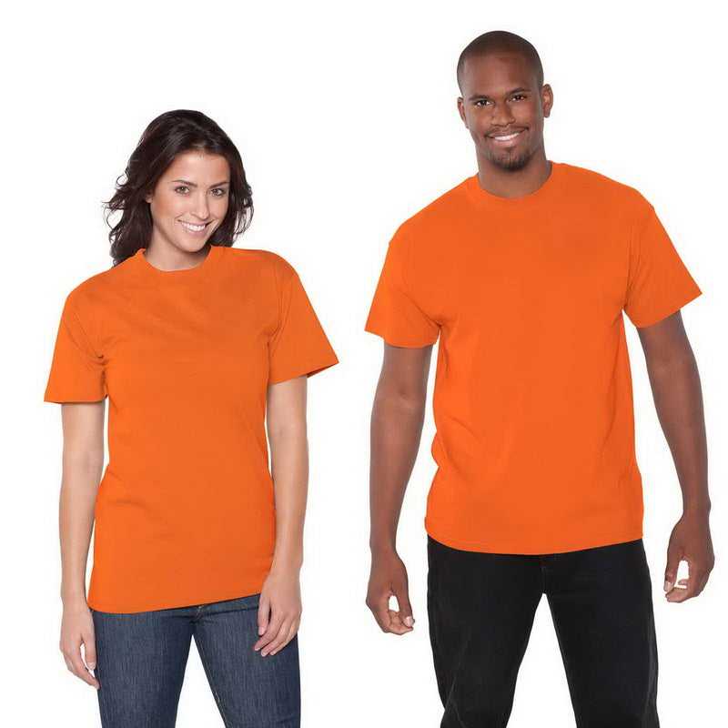 OTTO 651-201 Unisex 6.1 oz. Heavyweight Jersey Knit T-Shirts - Burnt Orange - HIT a Double - 1