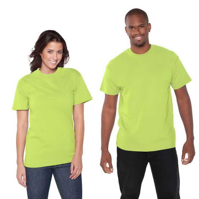 OTTO 651-201 Unisex 6.1 oz. Heavyweight Jersey Knit T-Shirts - Lime - HIT a Double - 1