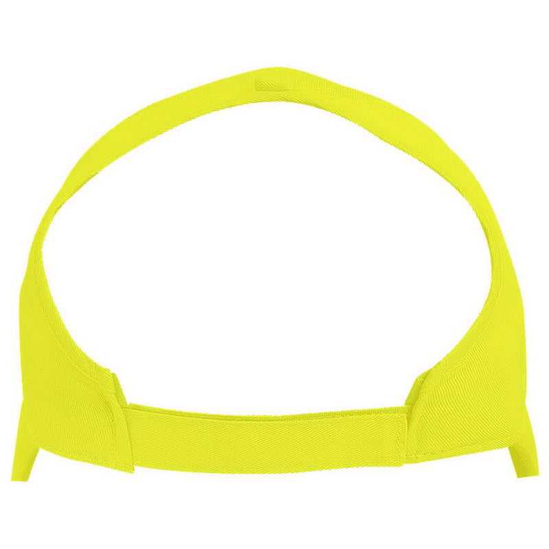 OTTO 69-600 4 Panel Ponytail Extra Large Visor Cap - Neon Yellow - HIT a Double - 2