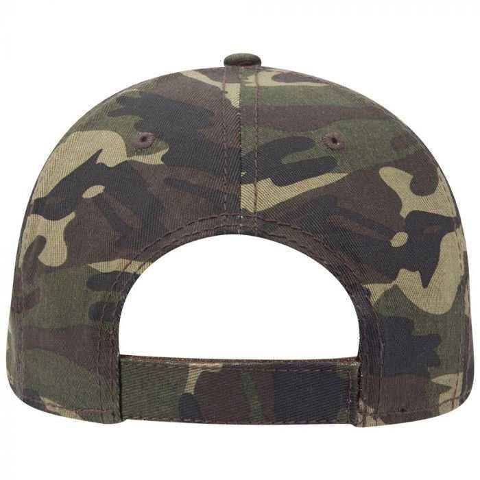 OTTO 78-1246 6 Panel Low Profile Syle Camouflage Cotton Twill Cap - Camo 8 - HIT a Double - 1