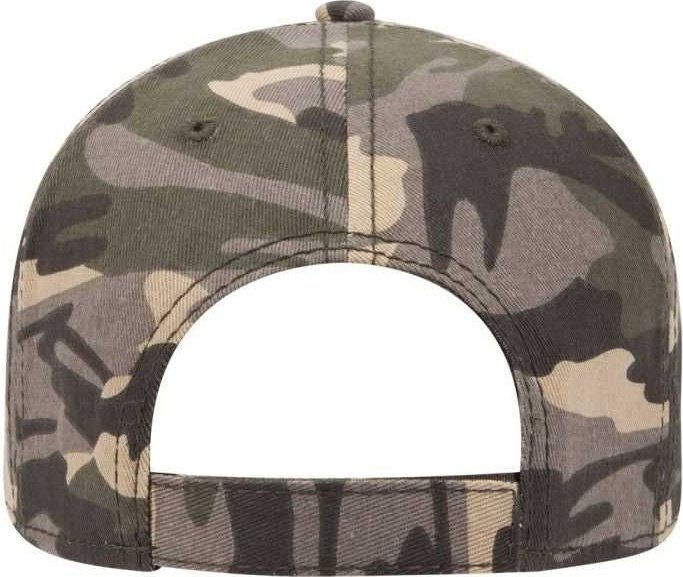 OTTO 78-1246 6 Panel Low Profile Syle Camouflage Cotton Twill Cap - Camo 10 - HIT a Double - 2