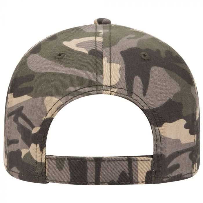 OTTO 78-1246 6 Panel Low Profile Syle Camouflage Cotton Twill Cap - Camo 10 - HIT a Double - 1