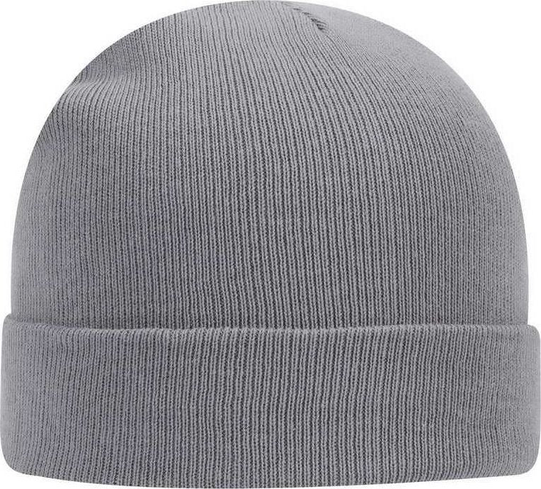 OTTO 82-480 12&quot; Classic Knit Beanie w/ Cuff - Gray - HIT a Double - 1