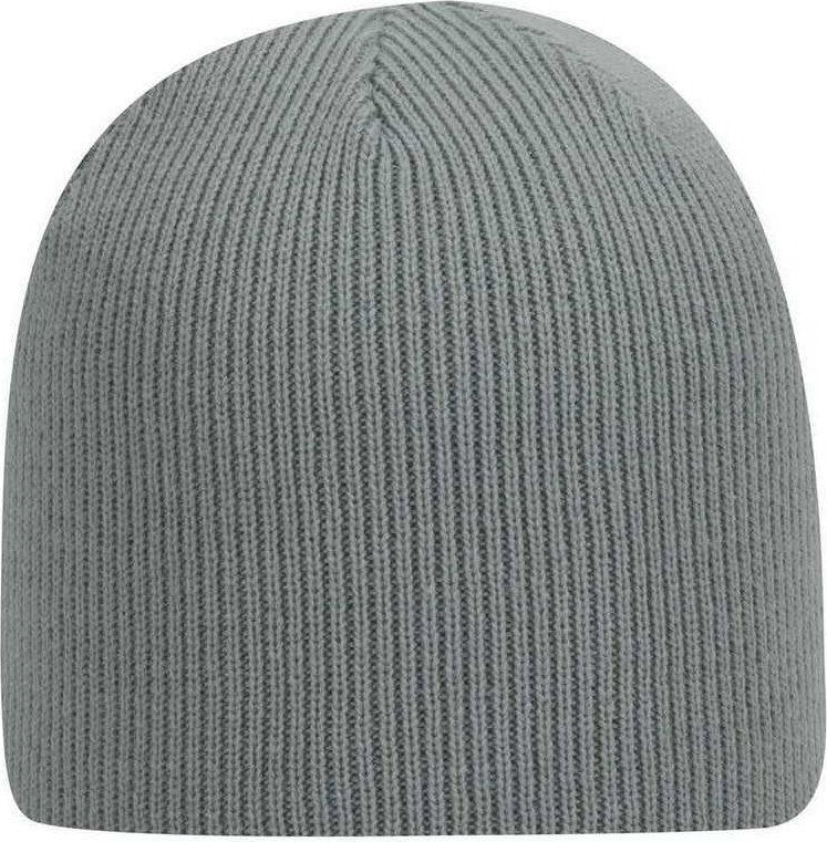 OTTO 82-970 100% Acrylic Knit Beanie 8 1/2&quot; - Gray - HIT a Double - 1