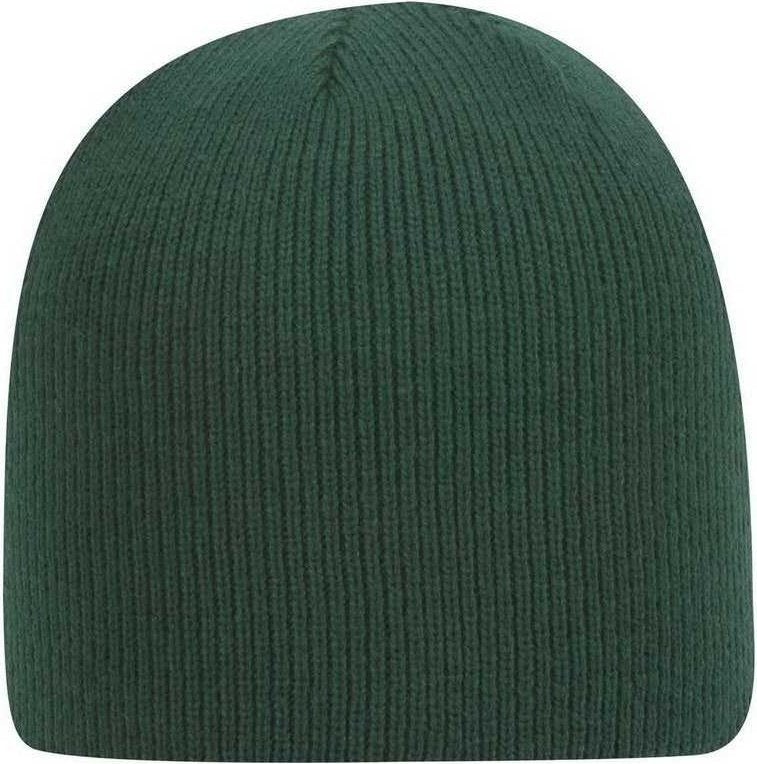 OTTO 82-970 100% Acrylic Knit Beanie 8 1/2&quot; - Dark Green - HIT a Double - 1