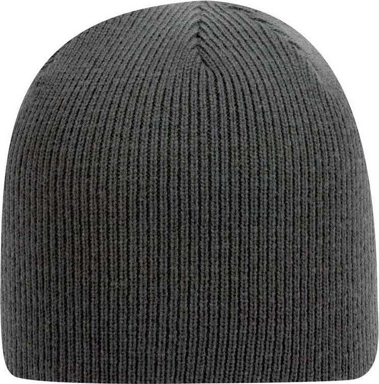 OTTO 82-970 100% Acrylic Knit Beanie 8 1/2&quot; - Charcoal Gray - HIT a Double - 1