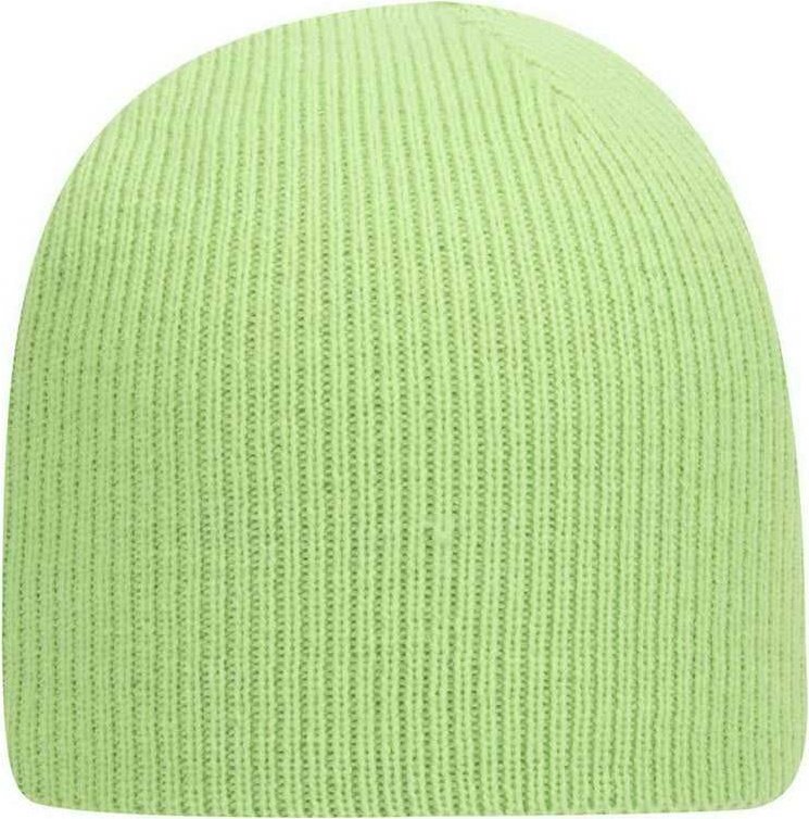 OTTO 82-970 100% Acrylic Knit Beanie 8 1/2&quot; - Lime - HIT a Double - 1