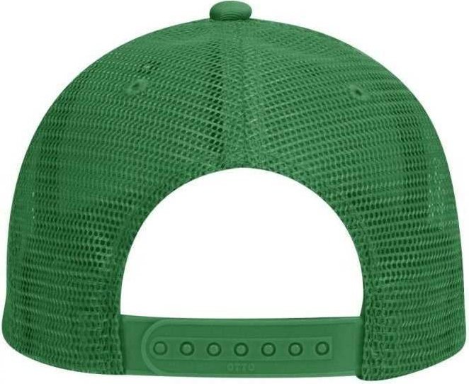 OTTO 83-473 Cotton Twill Low Profile Pro Style Mesh Back Cap with 6 Embroidered Eyelets - Kelly - HIT a Double - 2