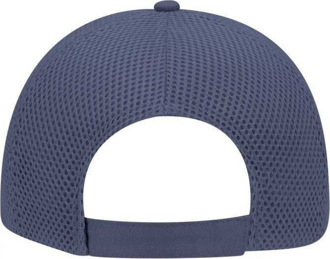 OTTO 83-605 Deluxe Cotton Twill Low Profile Air Mesh Back Cap - Navy - HIT a Double - 2