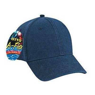 OTTO 94-737 Stretchable Garment Washed Cotton Twill Low Profile Pro Style Cap - Navy - HIT a Double - 1