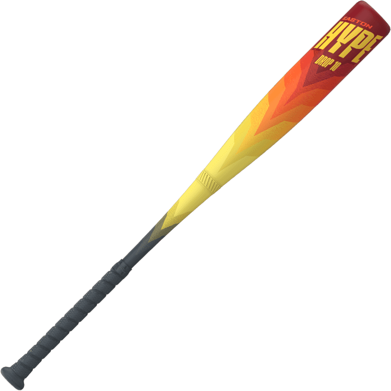 Easton 2024 Hype Fire (-10) USSSA Baseball Bat EUT4HYP10 - Black Yellow - HIT a Double