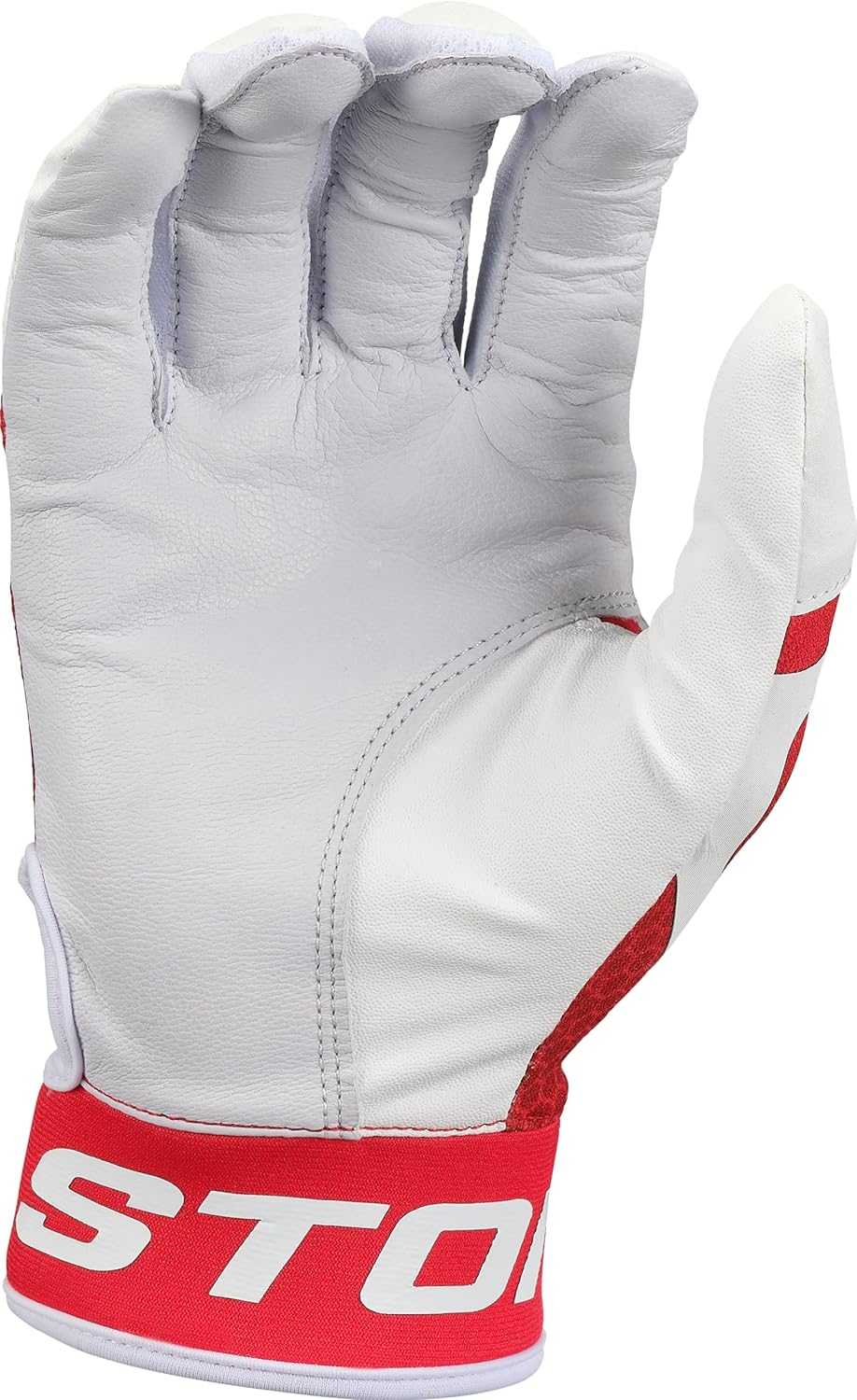 Easton MAV GT Batting Gloves - White Red - HIT a Double