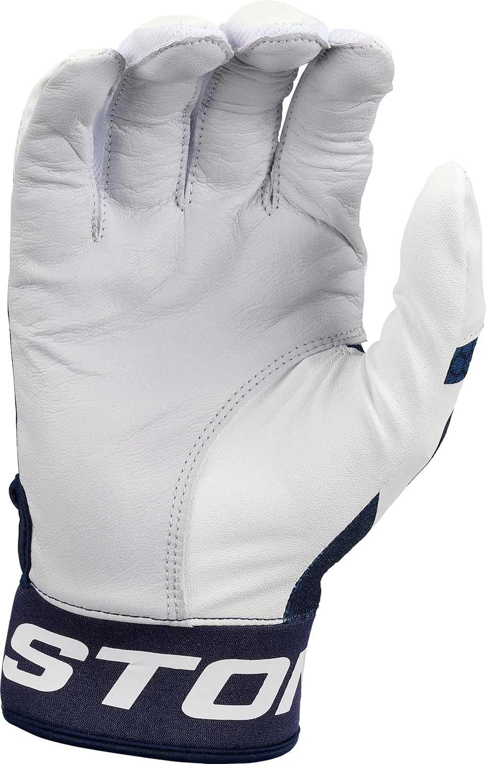 Easton MAV GT Youth Batting Gloves - White Navy - HIT a Double