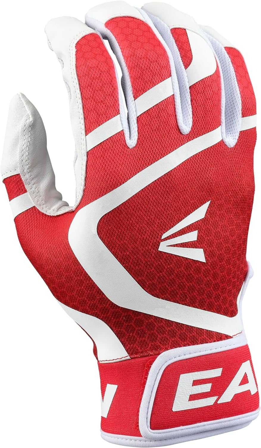 Easton MAV GT Youth Batting Gloves - White Red - HIT a Double