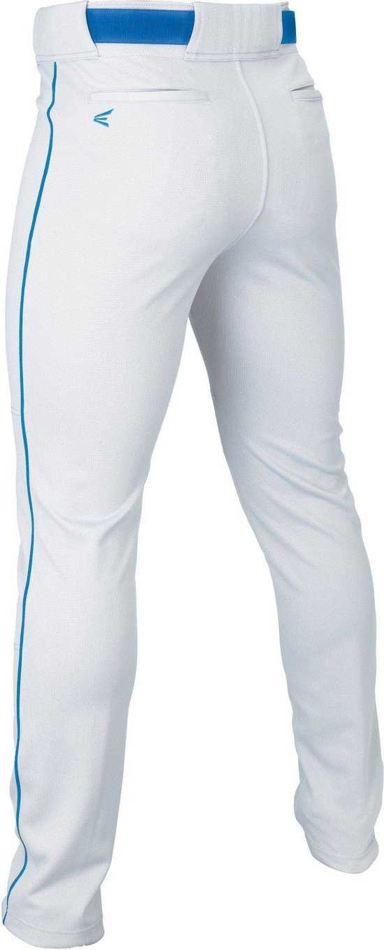 Easton Youth Rival+ Piped Baseball Pants - White Royal - HIT a Double