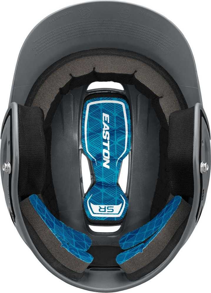 Easton Z5 2.0 Matte Two-Tone Batting Helmet - Charcoal Black - HIT a Double