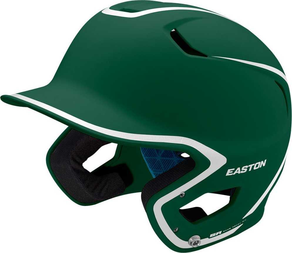 Easton Z5 2.0 Matte Two-Tone Batting Helmet - Green White - HIT A Double