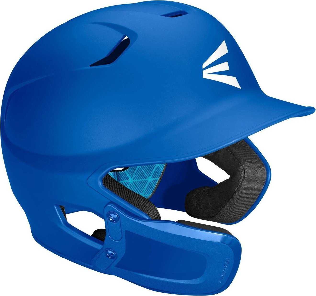 Easton Z5 2.0 Solid Batting Helmet with Universal Jaw Guard - Royal - HIT A Double
