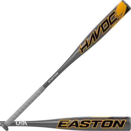 Easton 2022 Havoc (-10) USA Approved 2 1/4&quot; Bat YBB22HAV10 - Gray Gold - HIT a Double