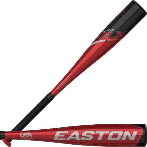 Easton 2023 Alpha ALX -11 USA Approved T-Ball Bat - Black Red - HIT a Double - 1