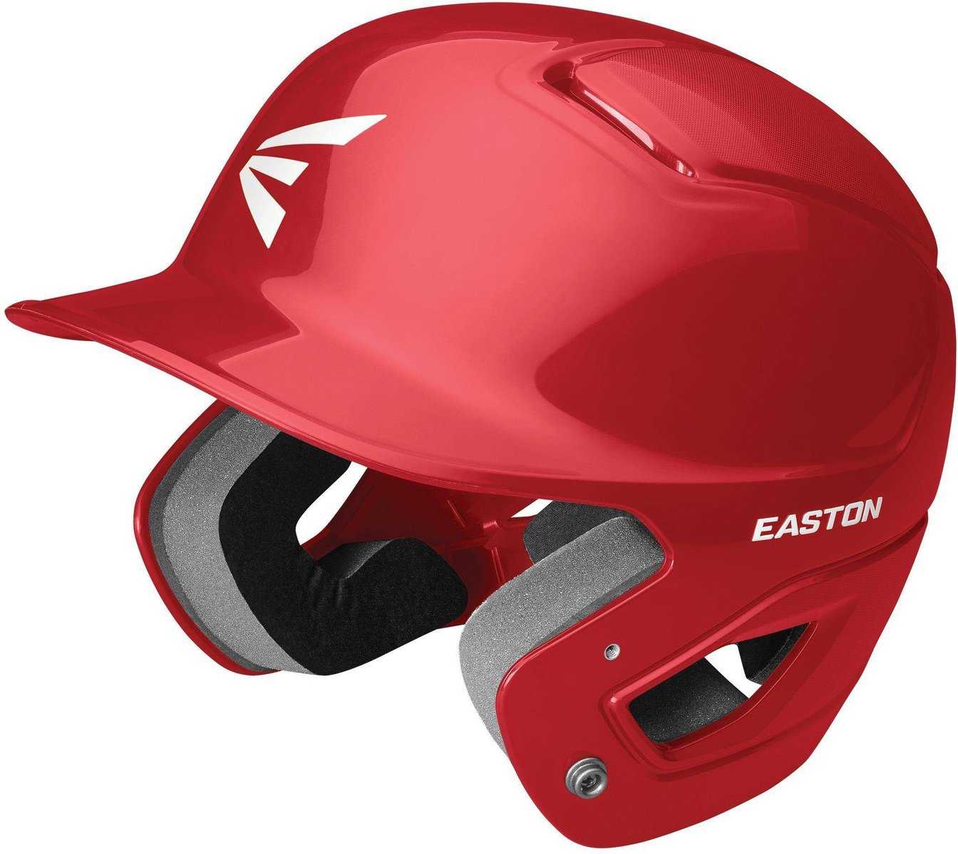 Easton Alpha Solid Batting Helmet - Scarlet Red - HIT A Double