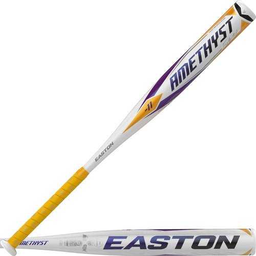 Easton Amethyst (-11) Fastpitch Bat FP22AMY - Gold Gray - HIT a Double
