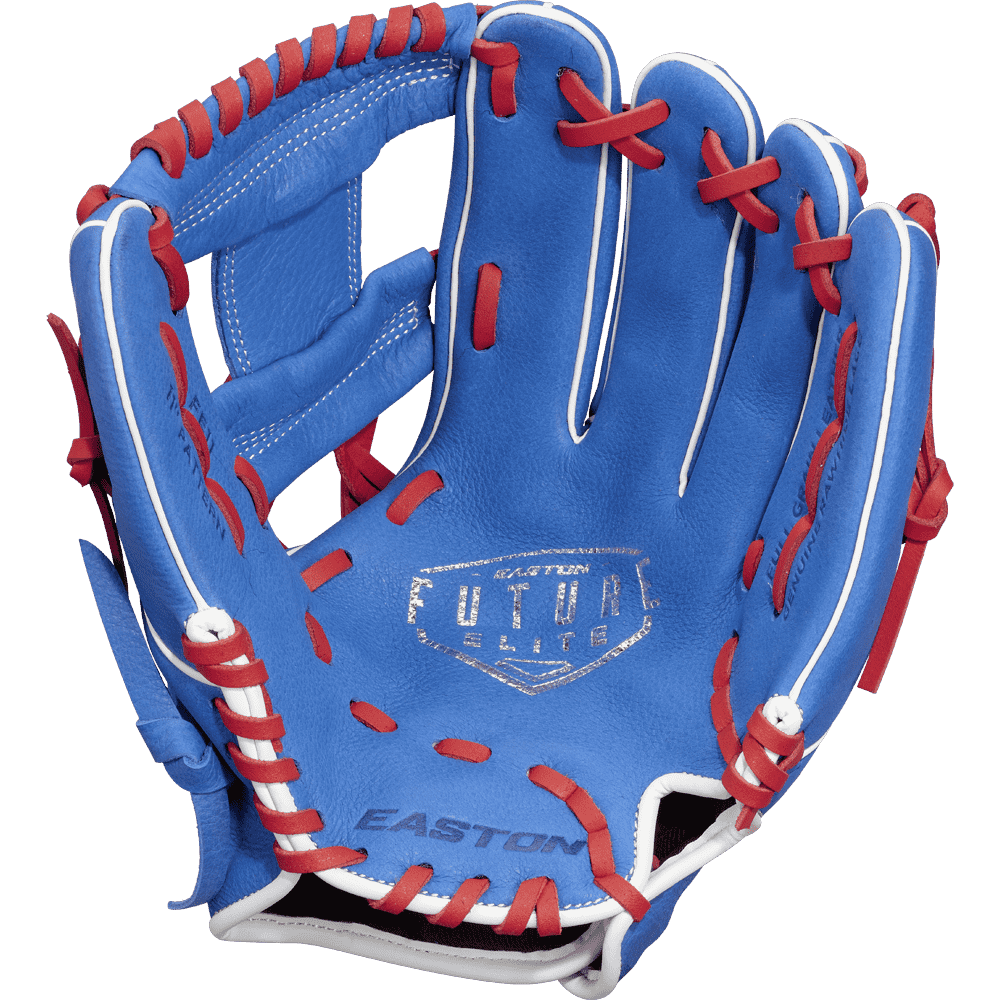 Easton Future Elite 11.00&quot; Youth Infield Glove FE11 - Royal Red - HIT a Double - 2