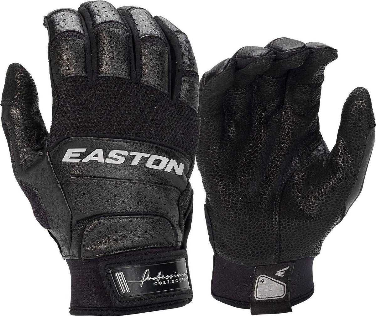 Easton Professional Collection Batting Gloves - Black - HIT a Double